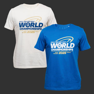 PDGA Pro Worlds 2025 Organic Cotton Tee