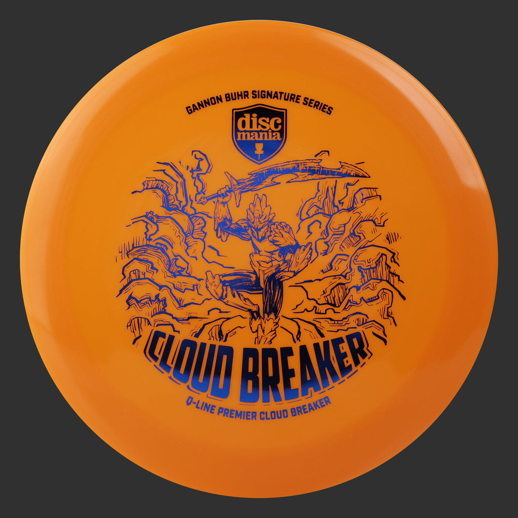 Discmania Premier Cloud Breaker oranžinės spalvos Q-Line diskas