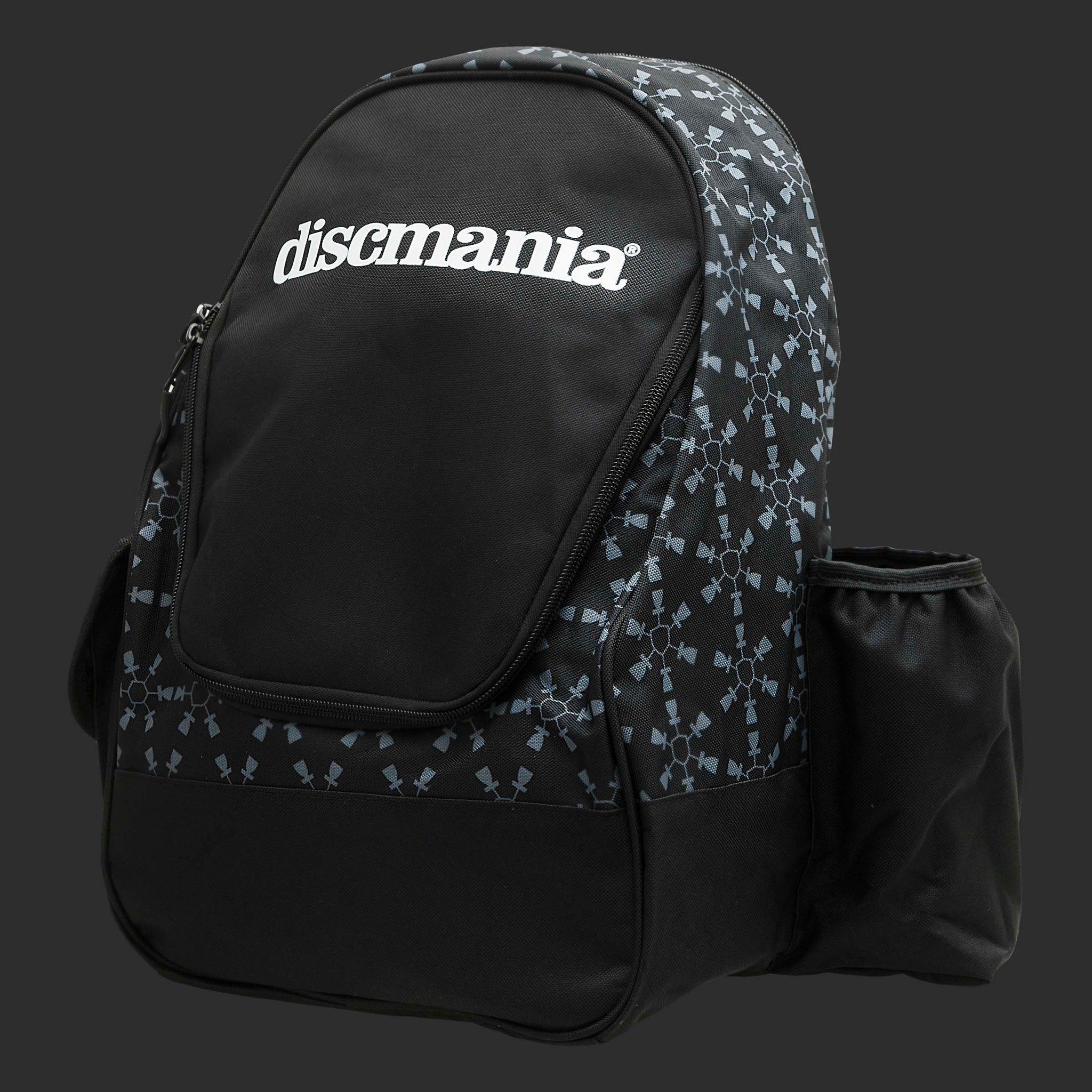 Discmania Fanatic Go Backpack Disc Golf Backpack – 13-18 Disc Main Storage Plus Deep Putter Pocket – 32 Ounce Bottle Holder, Water Resistant Disc